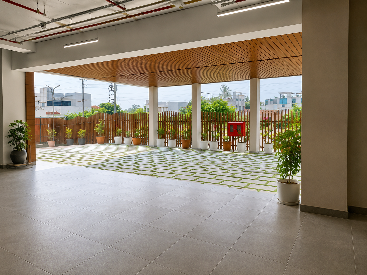 Ground floor exterior view of ZenoVus Park